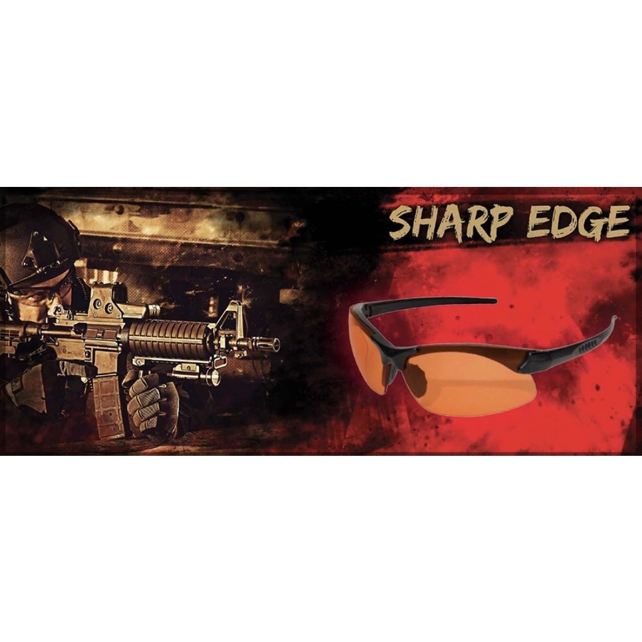 Sharp Edge - Black TT Frame/Clear VS Lens