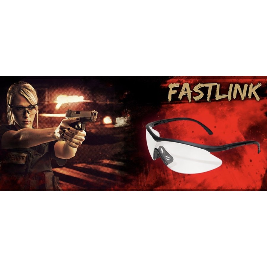 Fastlink - Black Frame/Clear VS Lens