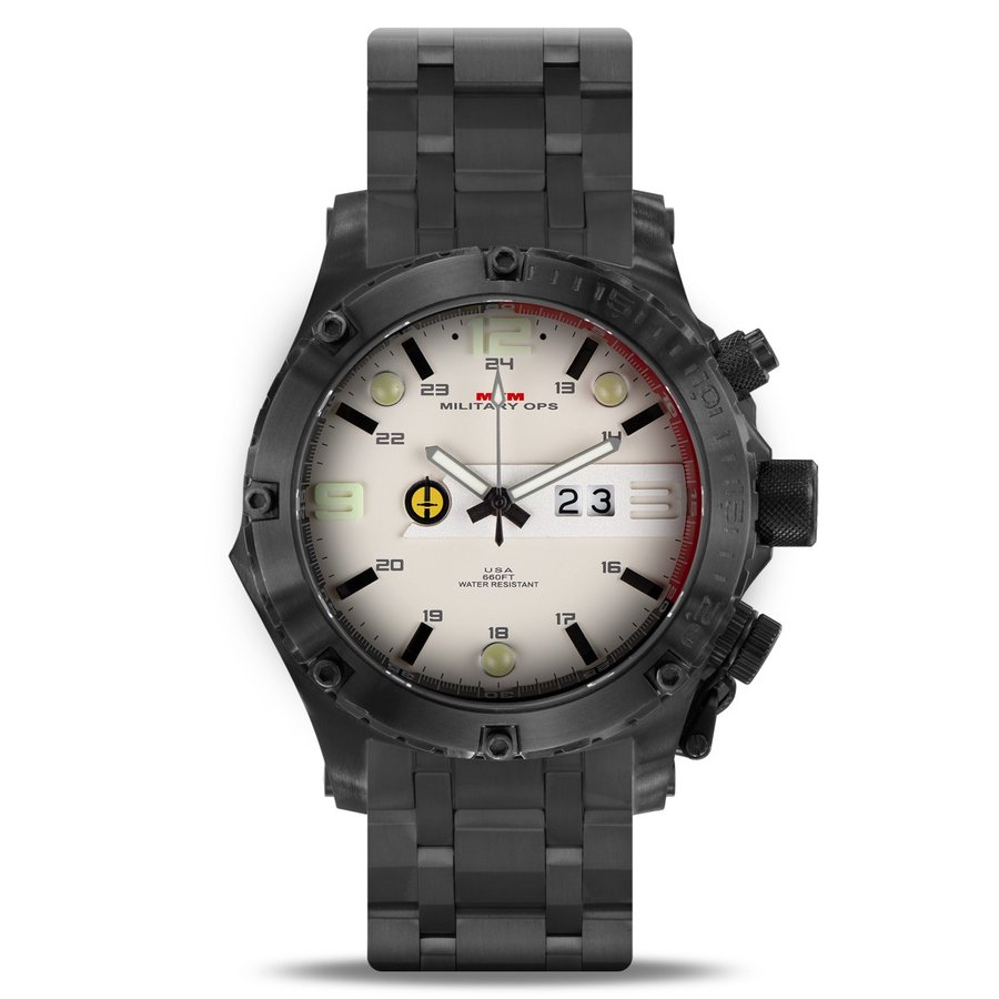 MTM WATCH VUL-TBK-TAN1-MBTI Vulture Black Tan-S Dial - Tit Band