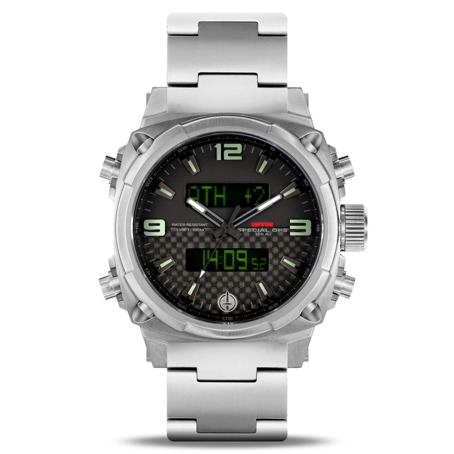 MTM WATCH AS2-TSL-CBLM-MBTI Air Stryk II Silver - ASIICL - Tit Band