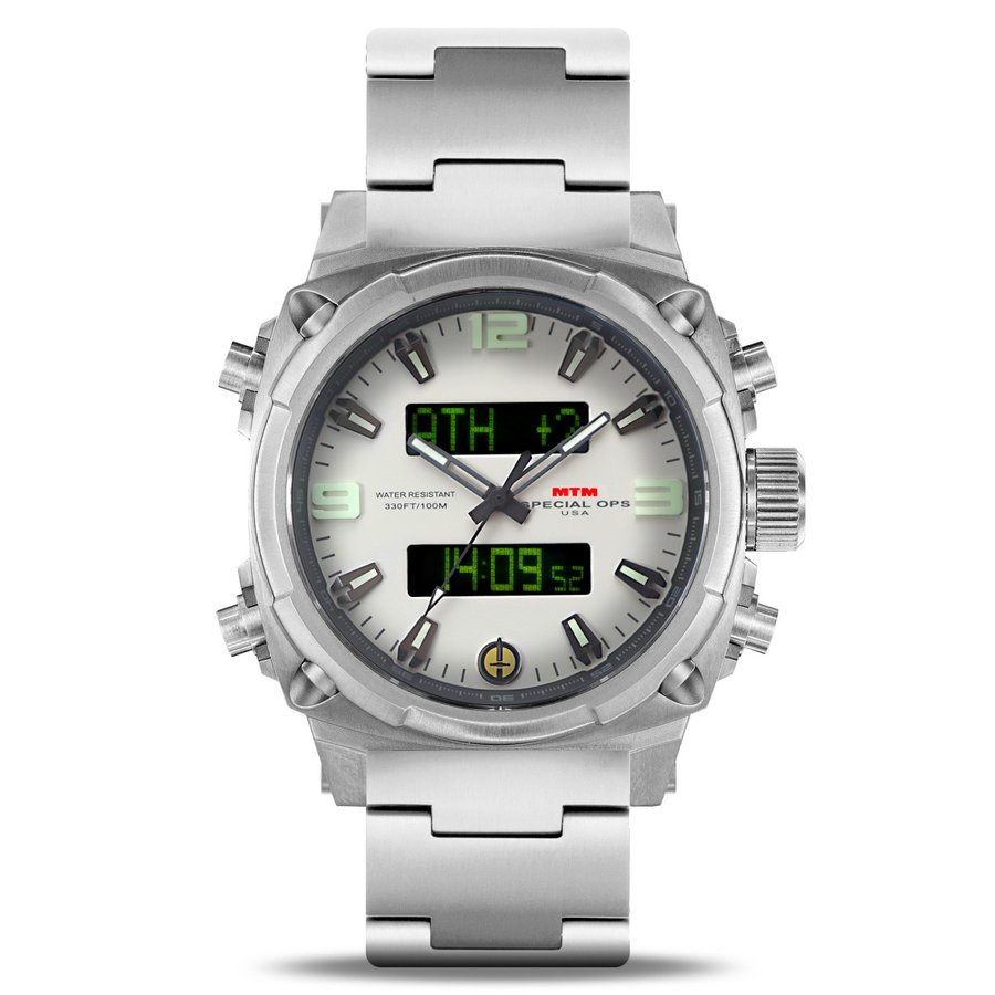 MTM WATCH AS2-TSL-WHLM-MBTI Air Stryk II Silver - ASIIWL - Tit Band