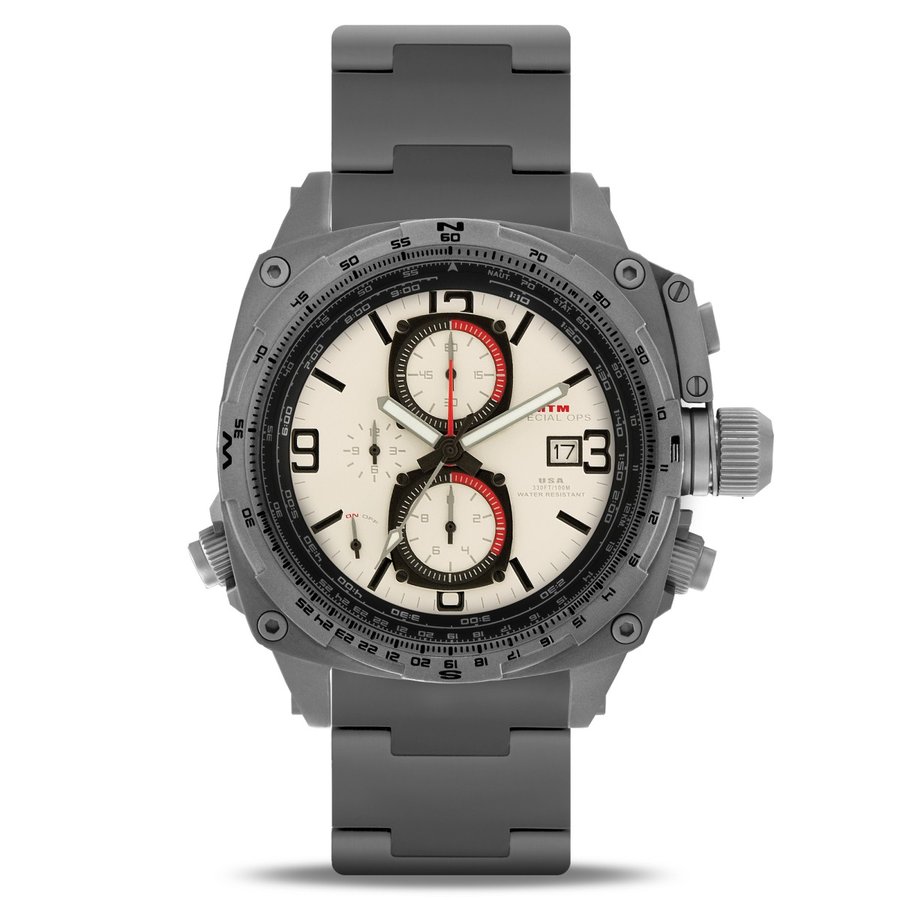 MTM WATCH COB-TG7-TAN1-MBTI Cobra Grey - Tan Dial - Tit Band