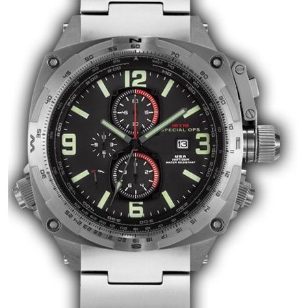 MTM WATCH COB-TS7-BLCK-MBTI Cobra Silver - Black Dial - Tit Band