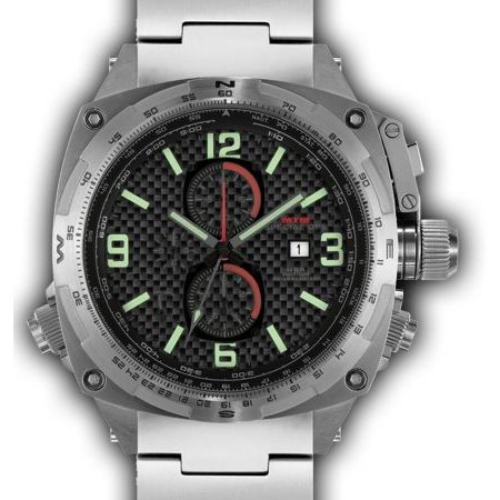 MTM WATCH COB-TS7-CBLM-MBTI Cobra Silver - Carbon Lumi Dial - Tit Band