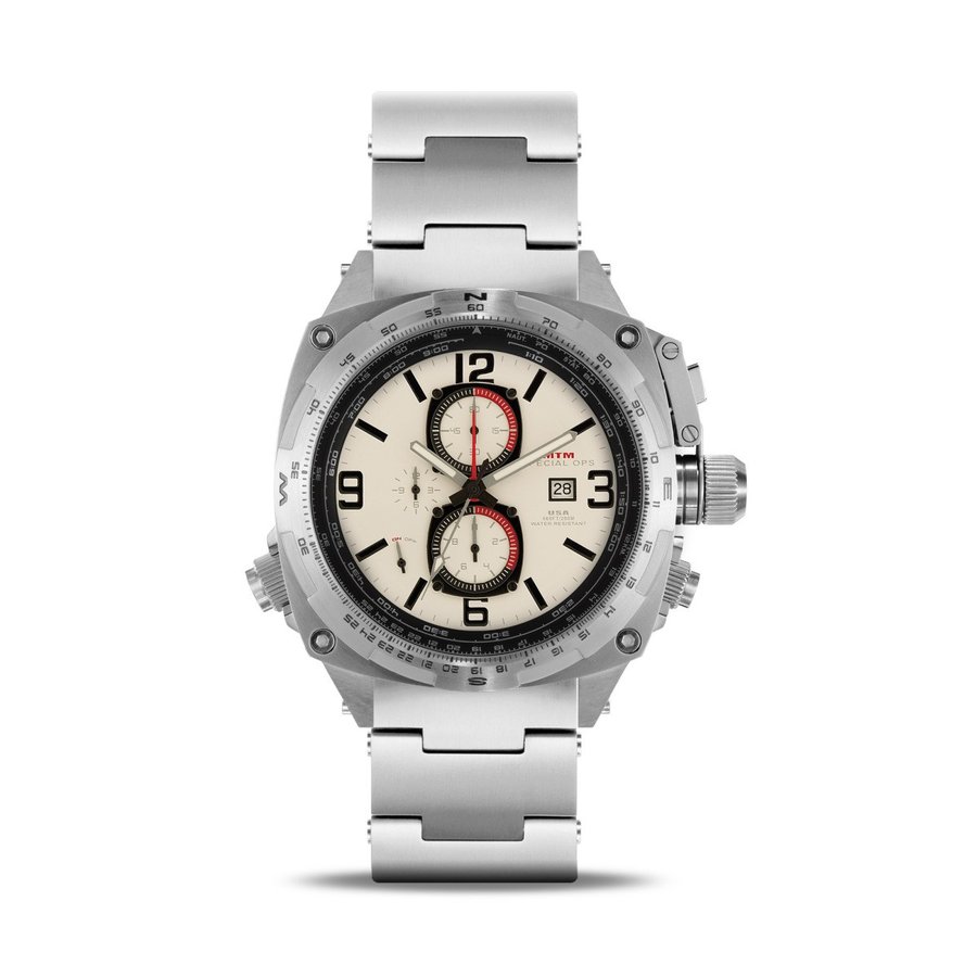 MTM WATCH COB-TS7-TAN1-MBTI Cobra Silver - Tan Dial - Tit Band