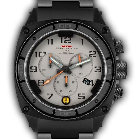 MTM WATCH PR2-TBK-TTG1-MBTI-OH Predator II Black Tit TTG01 - Tit Band - Orange Hand