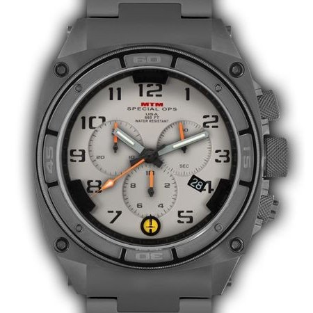 MTM WATCH PR2-TGR-TTG1-MBTI-OH Predator II Grey Tit TTG01 - Tit Band - Orange Hand