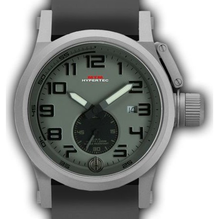 MTM WATCH HC1-SG4-GREY-GR2S-A Hypertec Chrono 1A Grey Grey Dial - Grey Rubber II- Silver Buckle