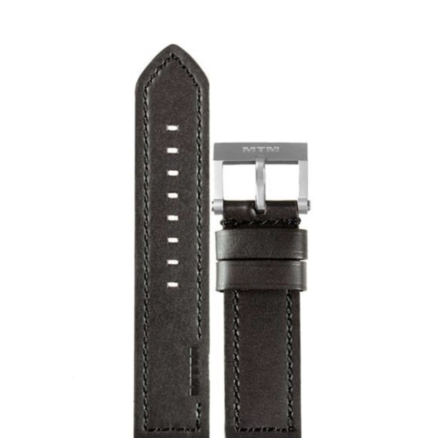 MTM WATCH  MTM-LTCF-S  Leather Strap Coffee (Silver Buckle)