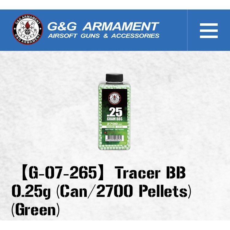 0.25g BB 2700R Green (Tracer BB)