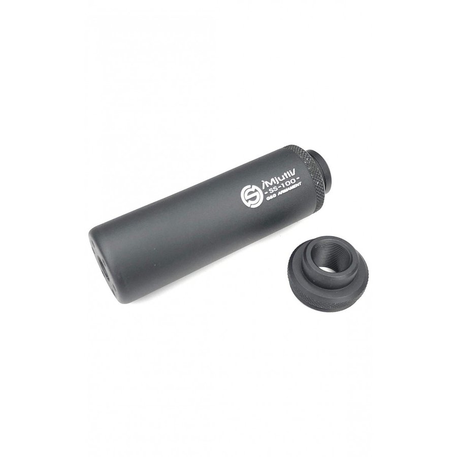 SS-100 Mock Suppressor-Black (14mm CW/CCW)