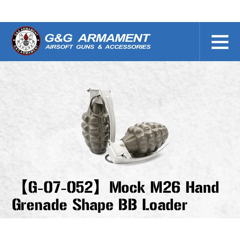 Mock MK-2 Hand Grenade Shape BB Loader (Plastic)