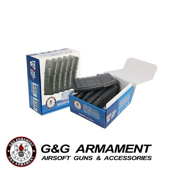 105R Mid-Cap Magazine for GR16 (Tainted) 5pcs/pack