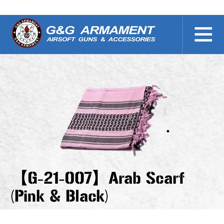 Arab Scarf (Pink & Black)