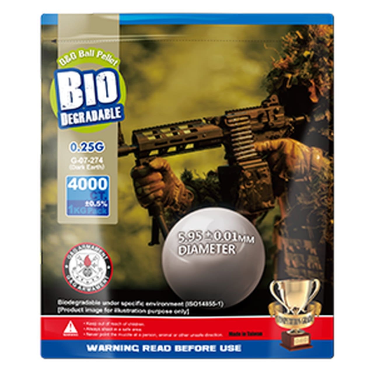 Bio BB 0.25g (Dark Earth) 1KG (4000R)