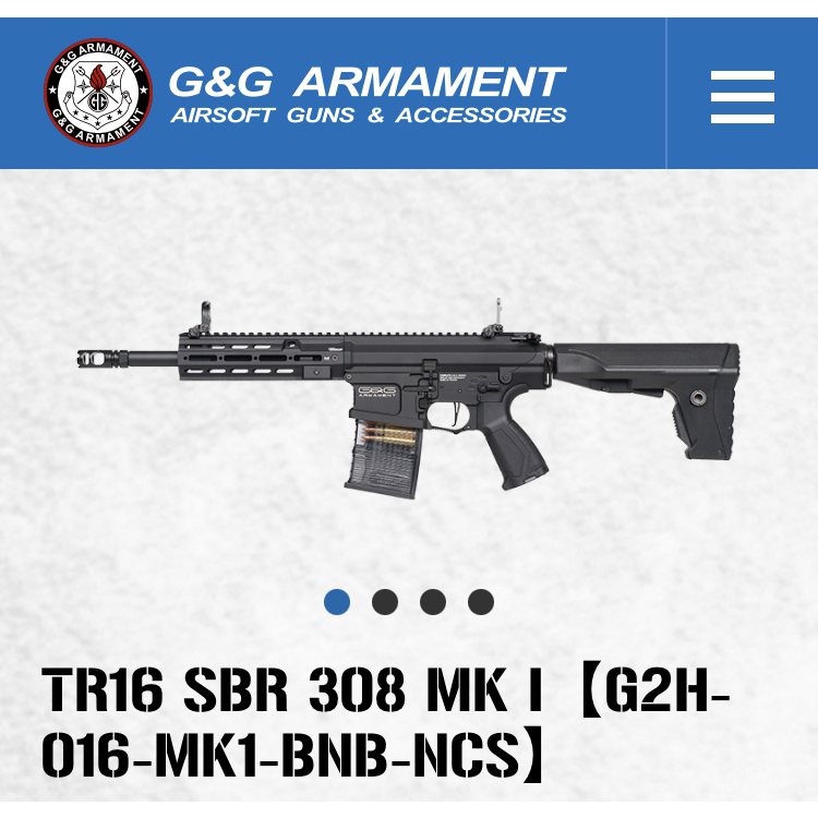 TR16 SBR 308 Mk1 | ブランドから探す,G&G ARMAMENT | トイガン
