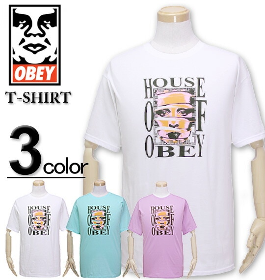 ��SALE���ʡ��礭�������� OBEY(���٥�) T����� Ⱦµ HOUSE OF OBEY/XL XXL