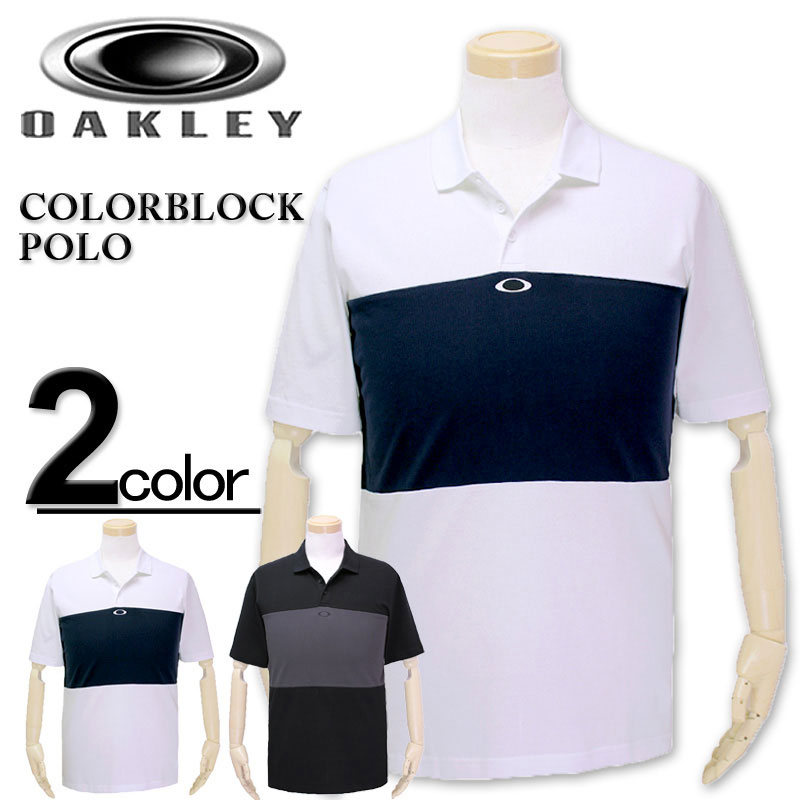 ��SALE���ʡ��礭�������� OAKLEY(�������꡼) ����� ���λҥݥ������ Ⱦµ COLOR BLOCK POLO/XL XXL 3XL ����̵���ڥ������ʤΤ������ʸ��Բġ�
