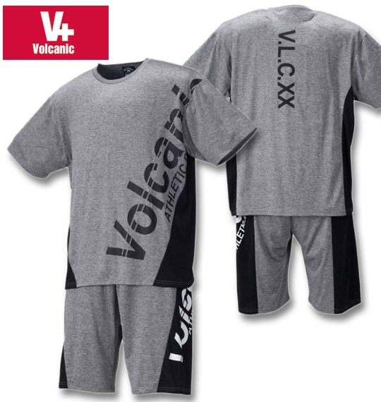 �礭�������� VOLCANIC(�����륫�˥å�) ��������ŷ������ȾµT�����+�ϡ��եѥ�� ���졼�� 3L 4L 5L 6L ����̵��