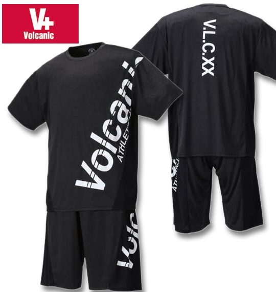 �礭�������� VOLCANIC(�����륫�˥å�) ��������ŷ������ȾµT�����+�ϡ��եѥ�� �֥�å��� 3L 4L 5L 6L ����̵��