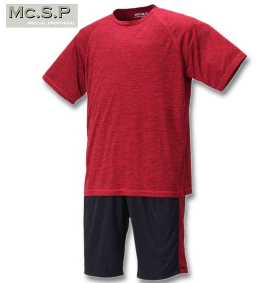 �礭�������� Mc.S.P DRY����������ȾµT�����+�ϡ��եѥ�� ��åɡߥ֥�å� 3L 4L 5L 6L 8L ����̵��