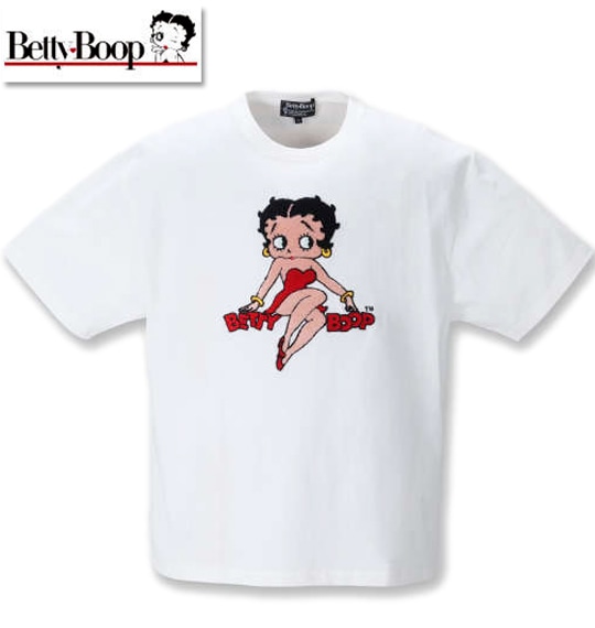 �礭�������� BETTY BOOP(�٥ƥ��֡���) ������ɽ�ȾµT����� ���եۥ磻�� 3L 4L 5L 6L 8L ����̵��