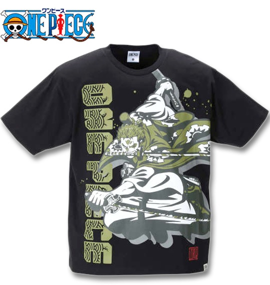 大きいサイズ ONE PIECE(ワンピース) 半袖Tシャツ ブラック 3L 4L 5L 