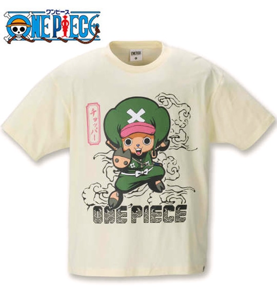 大きいサイズ ONE PIECE(ワンピース) 半袖Tシャツ クリーム 3L 4L 5L