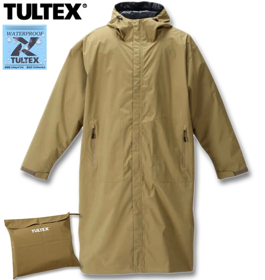 大きいサイズ TULTEX(タルテックス) レインコート ベージュ 4L 5L 6L