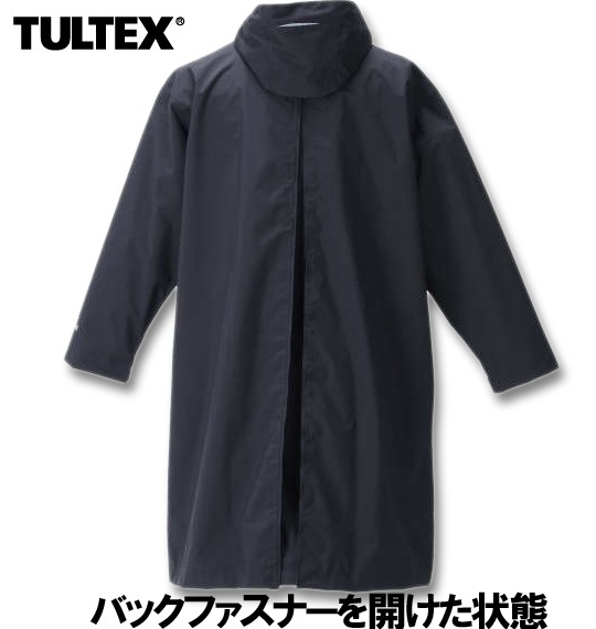 TULTEX レインコート ffi8 大きいサイズ TULTEX(タルテックス) レインコート ブラック 4L