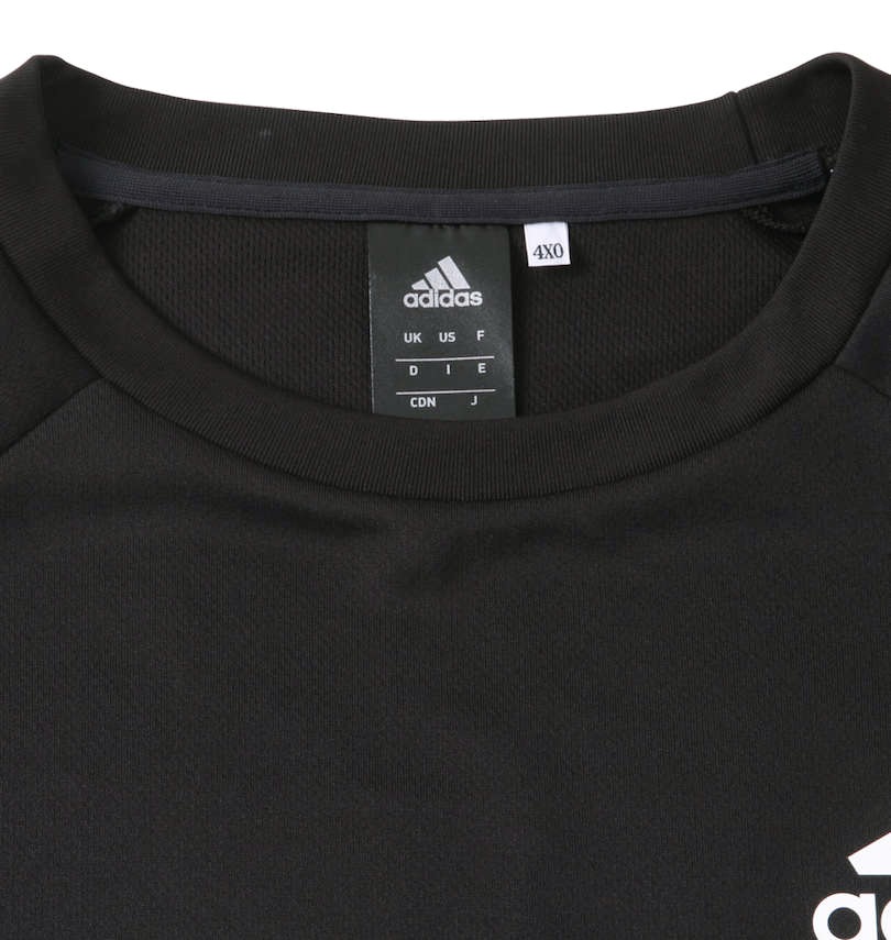 大きいサイズ adidas(アディダス) 半袖Tシャツ ブラック 3XO/2L 4XO/3L