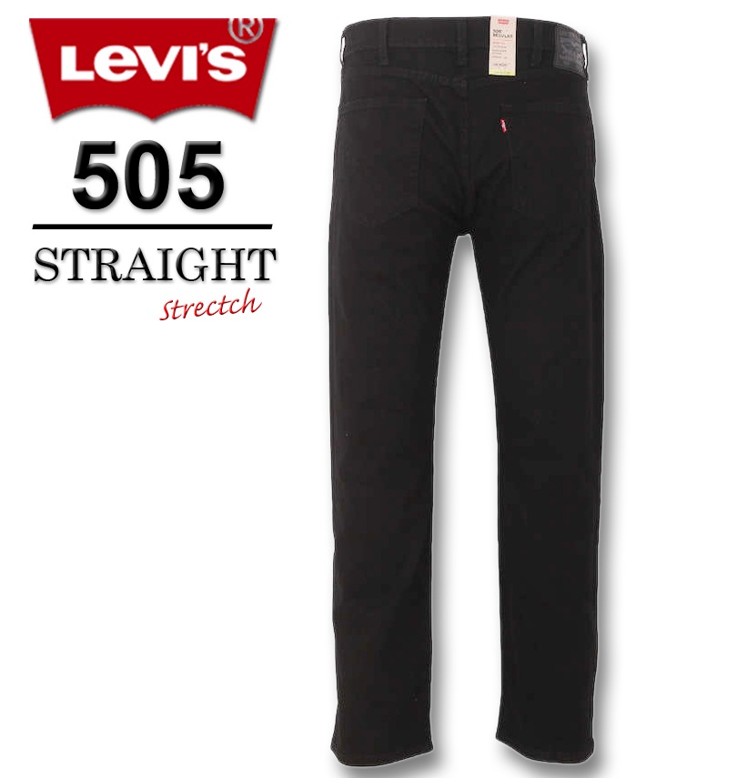 大きいサイズ Levi's 505レギュラーストレートデニムパンツ NATIVE