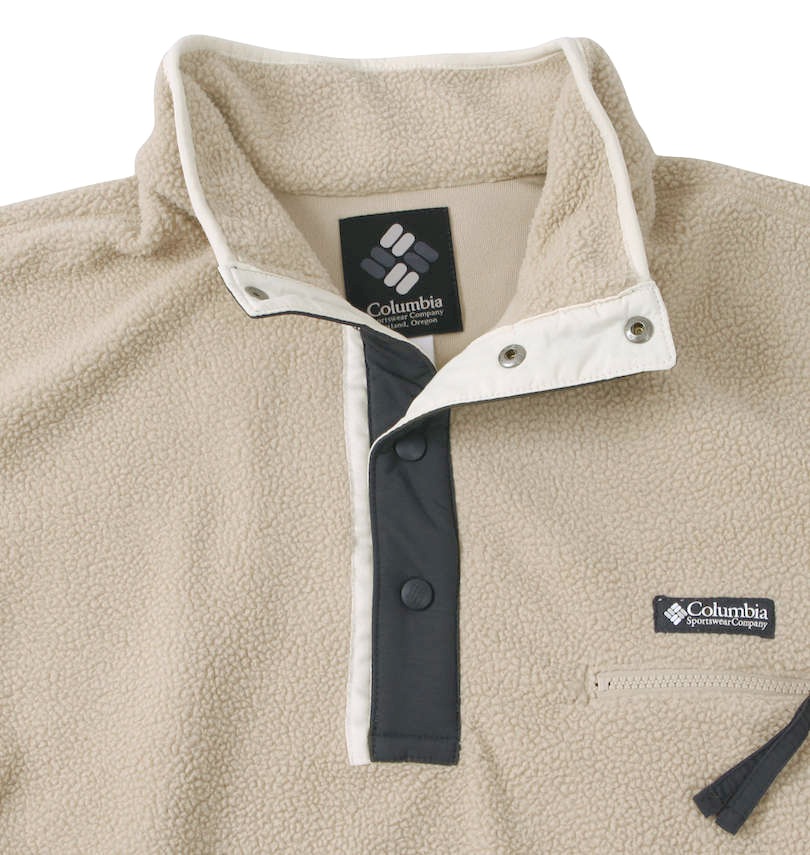 大きいサイズ Columbia ヘルベティアハーフスナップフリース エインシェントフォッシル 1X/3L〜6X/8L 1278-2305-1-128 大きいサイズ Columbia(コロンビア) ヘルベティアハーフスナップ