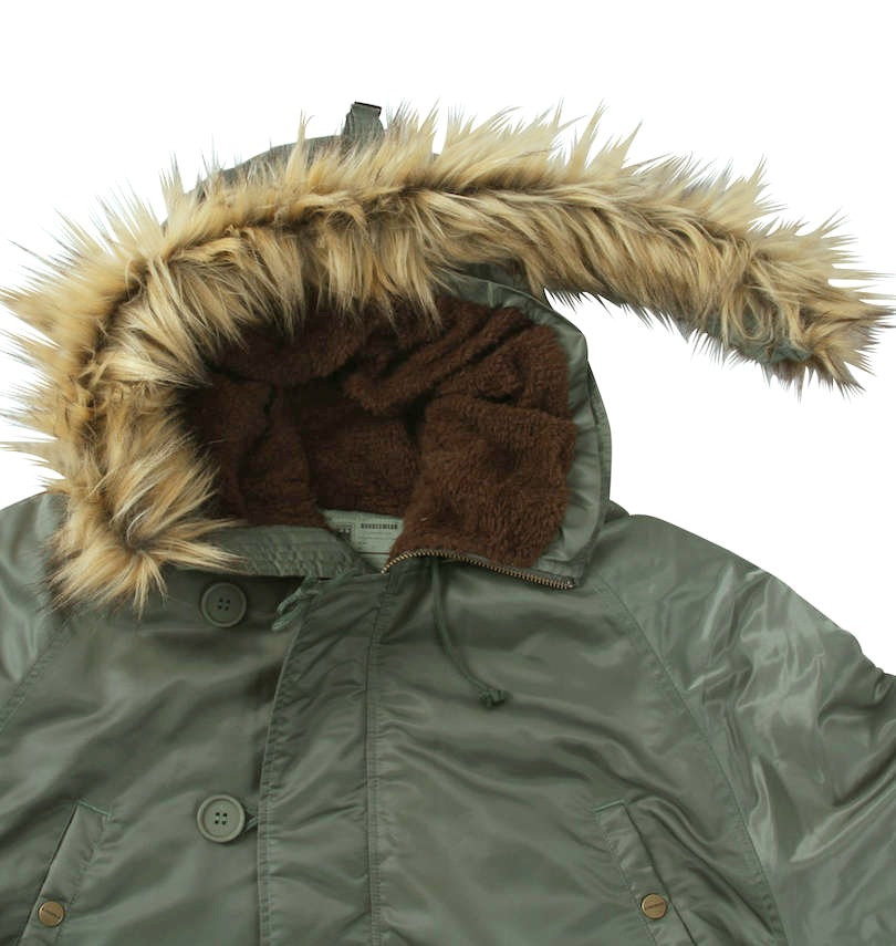 大きいサイズ BUNDESWEAR(ブンデスウエアー) N-3Bジャケット セージ