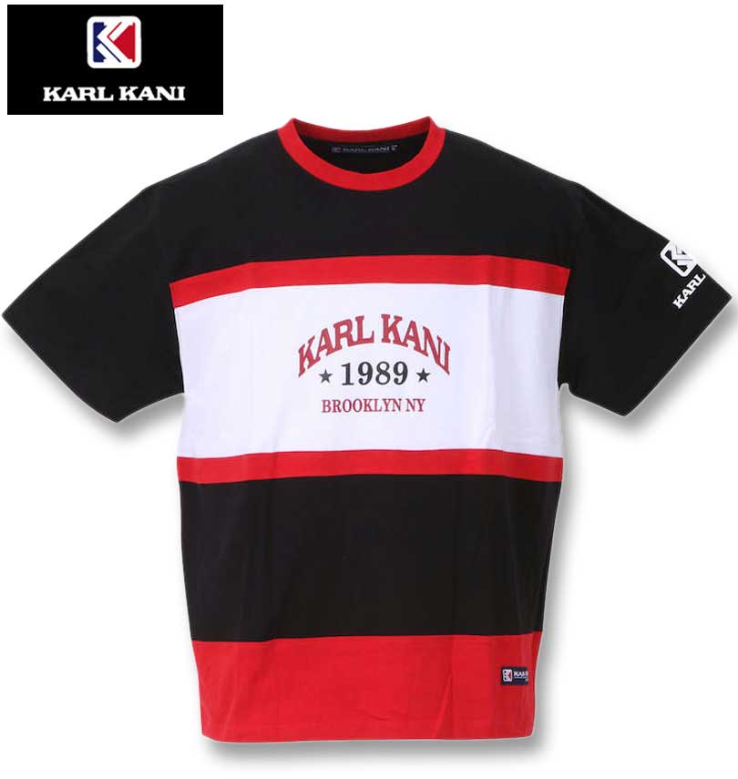 �礭�������� KARL KANI �����륫�ʥ� ŷ������ȾµT����� �֥�å� 3L 4L 5L 6L 8L ����̵��