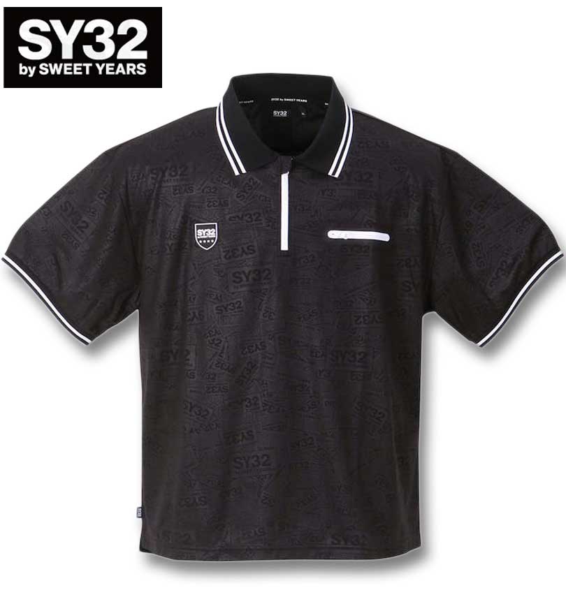 �礭�������� SY32 by SWEET YEARS ����ܥ��ܥå����������å�Ⱦµ�ݥ������ �֥�å� 3L 4L 5L 6L ����̵��