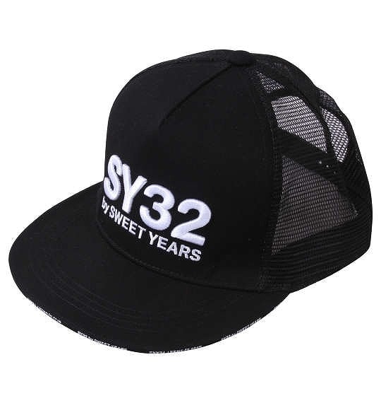 大きいサイズ SY32 by SWEET YEARS 3Dロゴトラッカーメッシュ