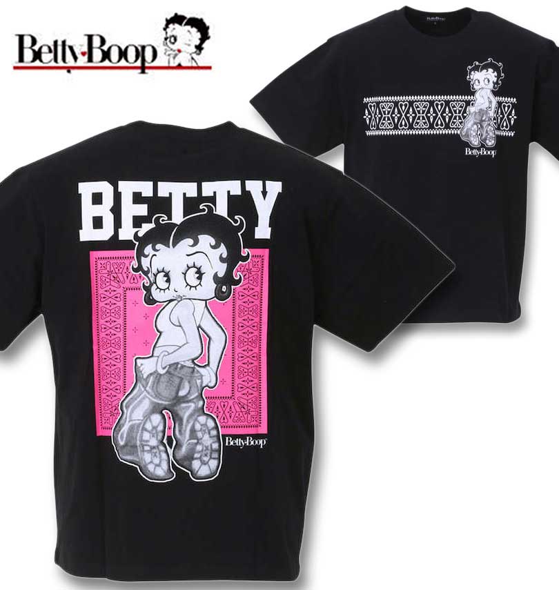 �礭�������� BETTY BOOP �٥ƥ��֡��� ŷ���ץ���ȾµT����� �֥�å� 3L 4L 5L 6L 8L ����̵��