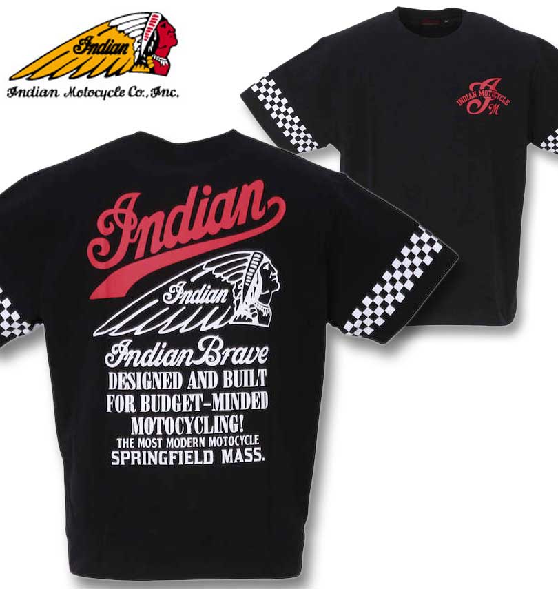 �礭�������� INDIAN MOTOCYCLE ����ǥ������ȥ������� ŷ���ץ���ȾµT����� �֥�å� 3L 4L 5L 6L 8L ����̵��