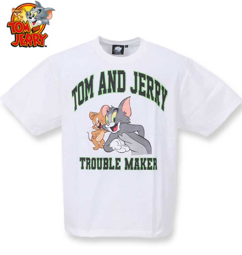 �礭�������� TOM and JERRY �ȥॢ��ɥ����꡼ ŷ���ץ���ȾµT����� ���եۥ磻�� 3L 4L 5L 6L 8L ����̵��