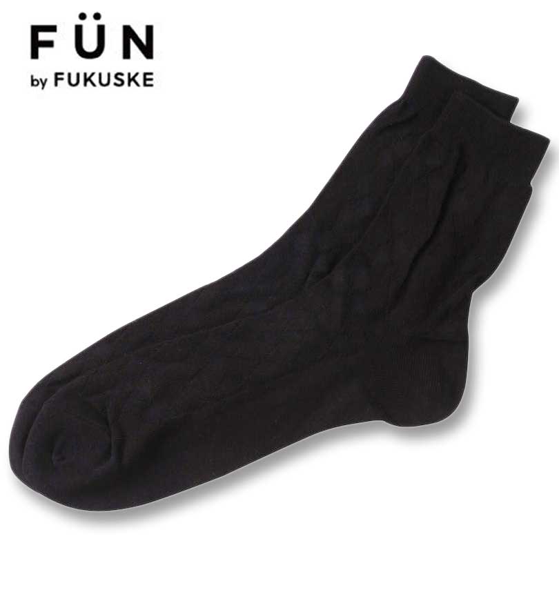 �礭�������� FUN by FUKUSKE �����������󥯥��ϡ��վ�ӥ��ͥ����å��� �֥�å� 29��30cm