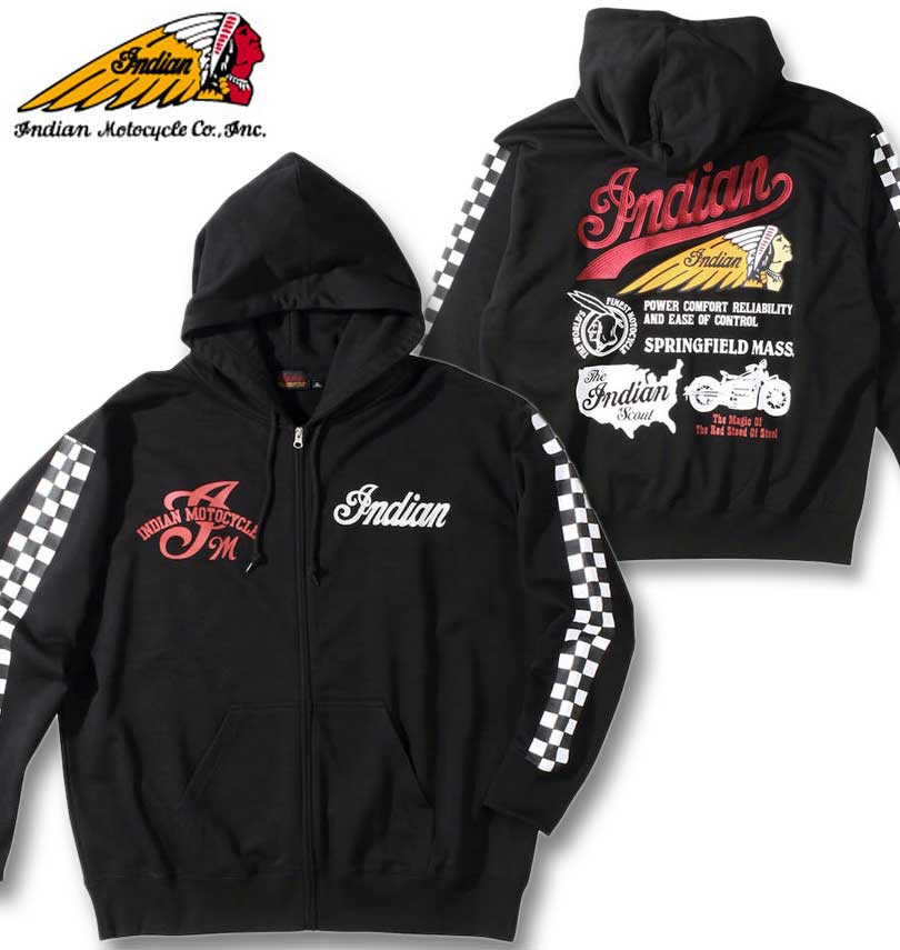 �礭�������� INDIAN MOTOCYCLE ����ǥ������ȥ������� ΢�ӻɽ�&�ץ��ȥե른�åץѡ����� �֥�å� 3L 4L 5L 6L ����̵��