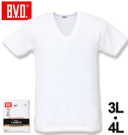 �礭�������� B.V.D. U��ȾµT����� �ۥ磻�� 3L 4L