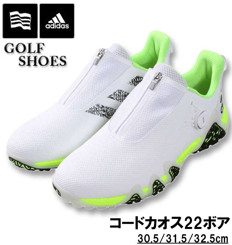 礭 adidas golf ǥ ե塼 (ɥ22ܥ) ۥ磻 30.5cm 31.5cm 32.5cm ̵