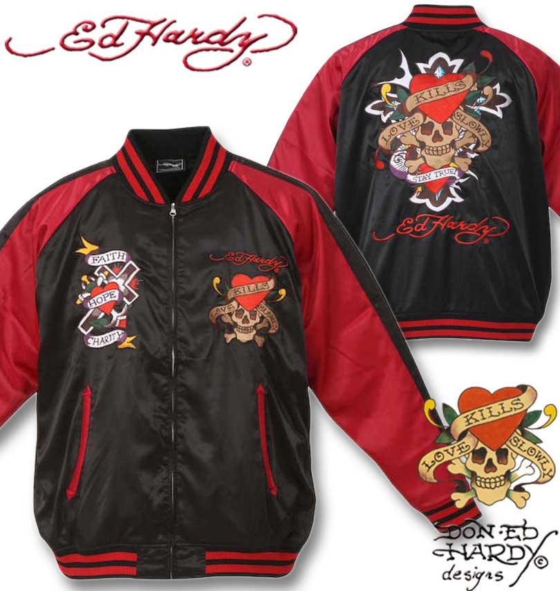 �礭�������� Ed Hardy �ɽ� ��������� �֥�å��ߥ�å� 3L 4L 5L 6L ����̵��