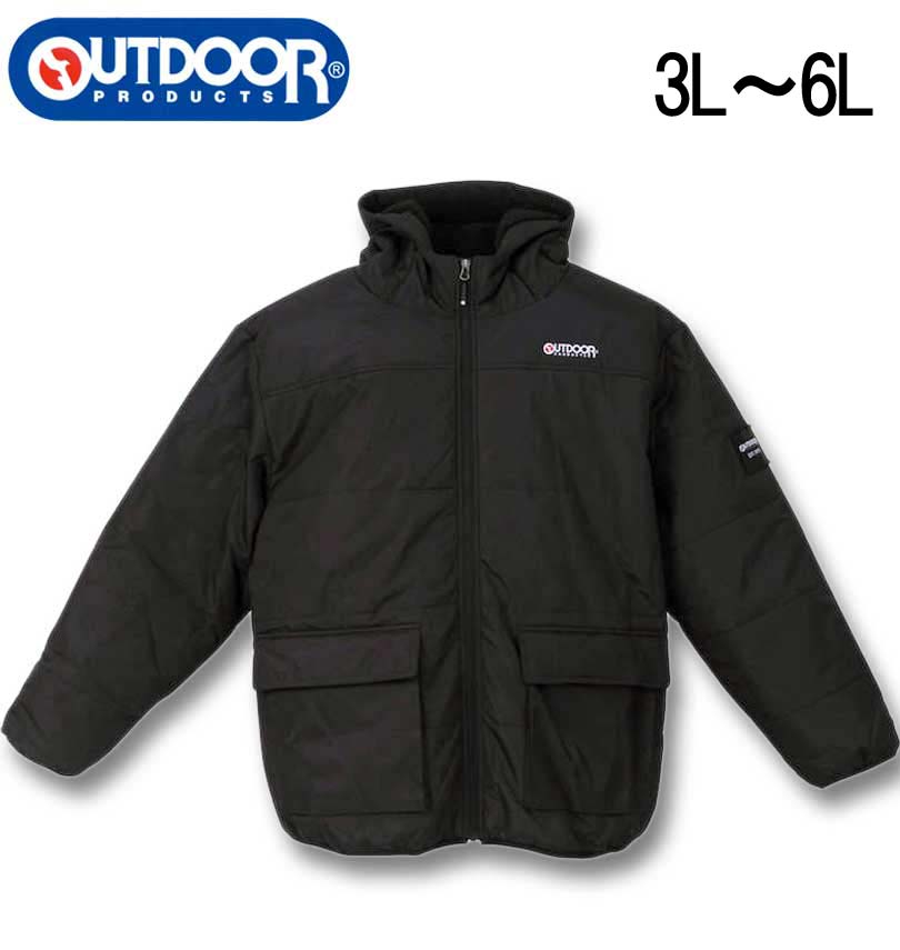 �礭�������� OUTDOOR PRODUCTS 240T�ե���륿�ե� ���ʥ���ȥ��㥱�å� �֥�å� 3L 4L 5L 6L ����̵��