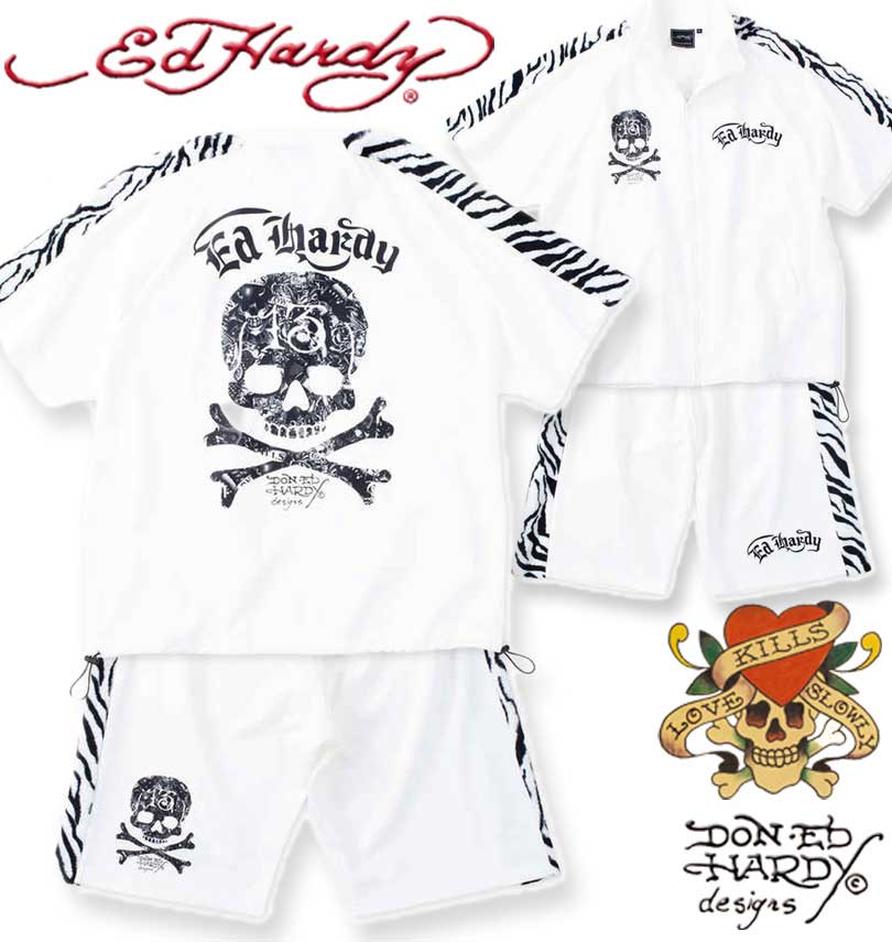 礭 Ed Hardy ֥ եե饤 Ⱦµ 㡼 岼å ۥ磻 3L 4L 5L 6L 8L ̵