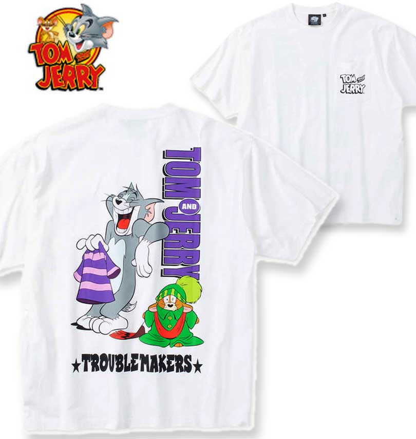 �礭�������� TOM and JERRY ŷ�� �ץ��� �ݥ��å��� Ⱦµ T����� ���եۥ磻�� 3L 4L 5L 6L 8L ����̵��