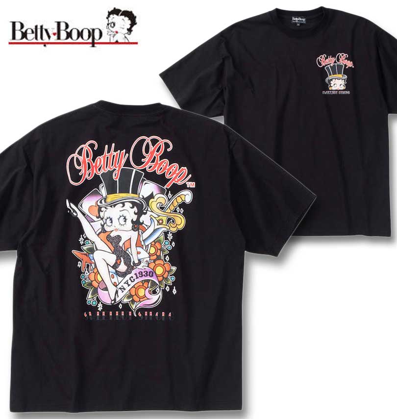 �礭�������� BETTY BOOP ŷ�� �ץ��� Ⱦµ T����� �֥�å� 3L 4L 5L 6L 8L ����̵��