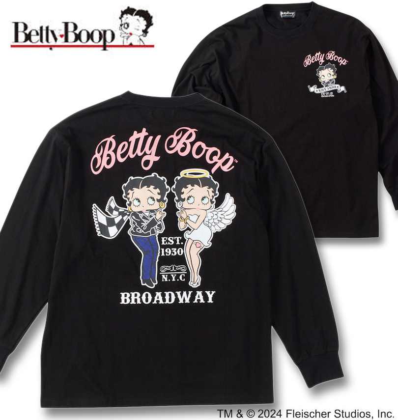 �礭�������� BETTY BOOP ŷ�� �ץ��� Ĺµ T����� �֥�å� 3L 4L 5L 6L ����̵��